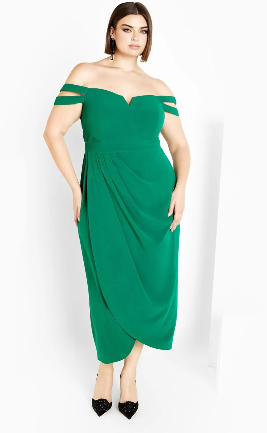 City Chic Women's Plus Size Rosa Love Dress