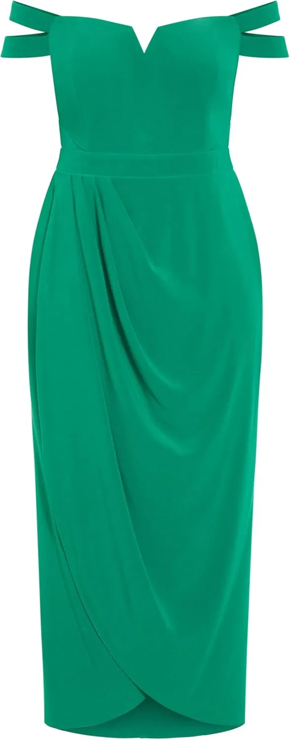 City Chic Women's Plus Size Rosa Love Dress