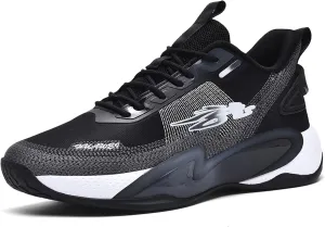 CJSPORX Men Basketball Shoes Non Slip Breathable Outdoor Fashion Sneakers