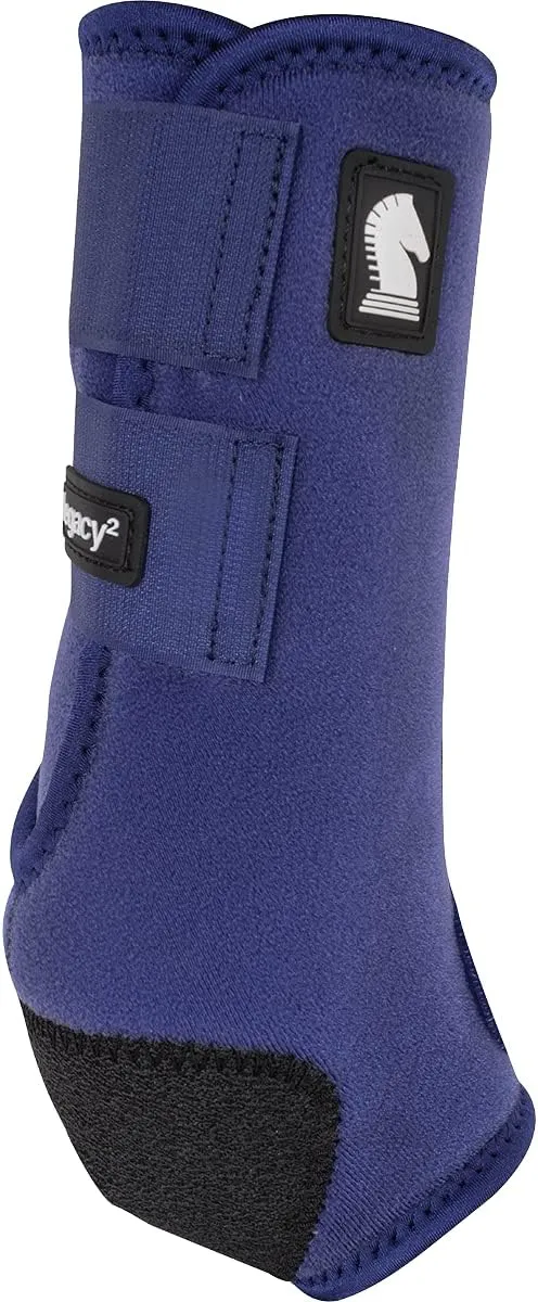 Classic Equine Legacy2 Support Boots, Hind (Navy, Small)