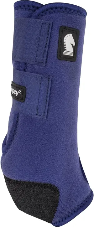 Classic Equine Legacy2 Support Boots, Hind (Navy, Small)