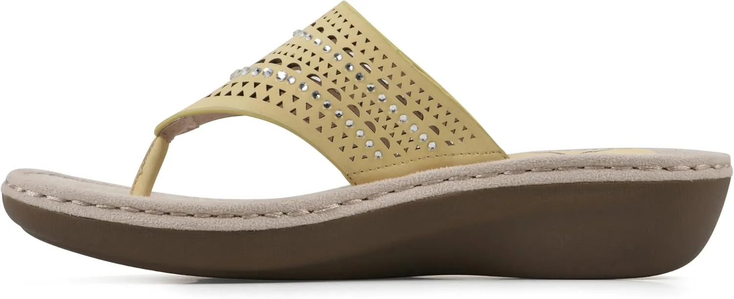CLIFFS BY WHITE MOUNTAIN Women's Comate Flip-Flop