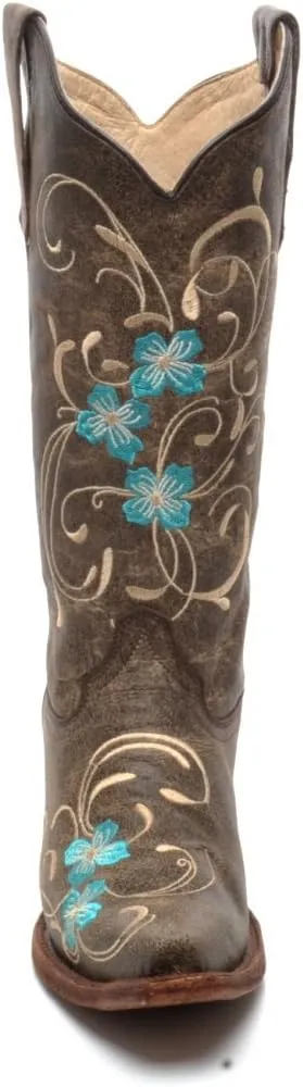 CORRAL Women's L5255 Floral Embroidery Boots