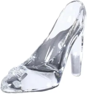 Crystal Slipper Glass Birthday Gift Home Decoration Crafts Cinderella Heels Wedding Doll Mini Decoration Gifts