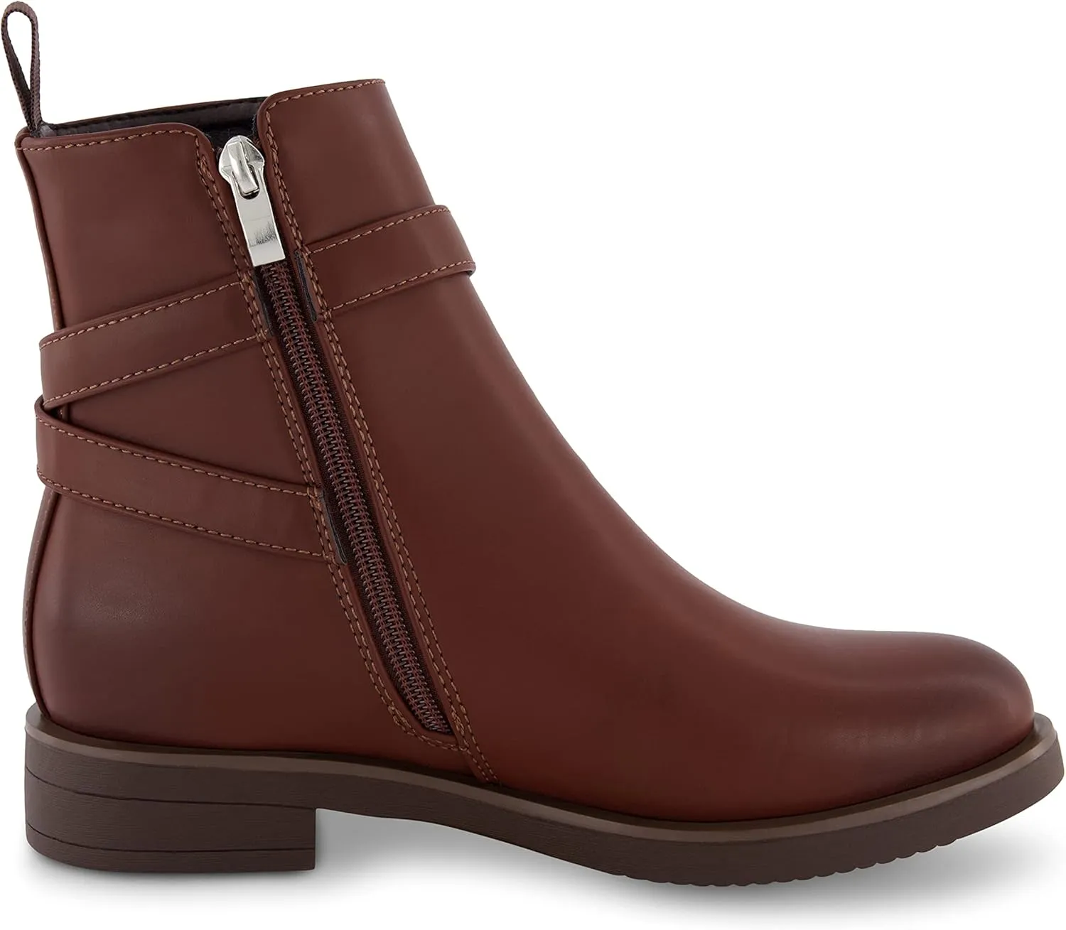 CUSHIONAIRE Women's Brumelle strap boot  Memory Foam, Wide Widths Available