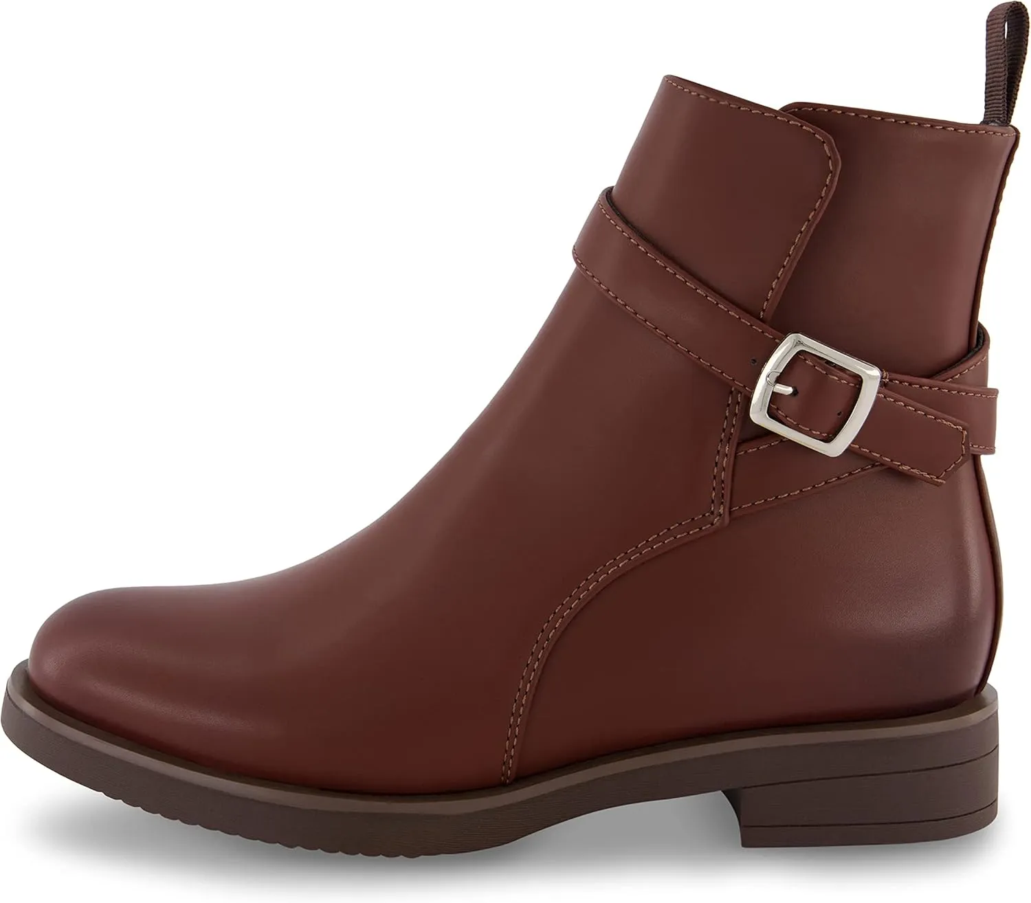 CUSHIONAIRE Women's Brumelle strap boot  Memory Foam, Wide Widths Available