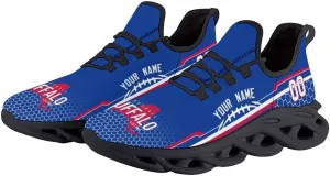 Custom City Football Flex Sneakers Personalized Name Number Athletic Shoes Fans Gifts Breathable Casual Shoes for Men Women