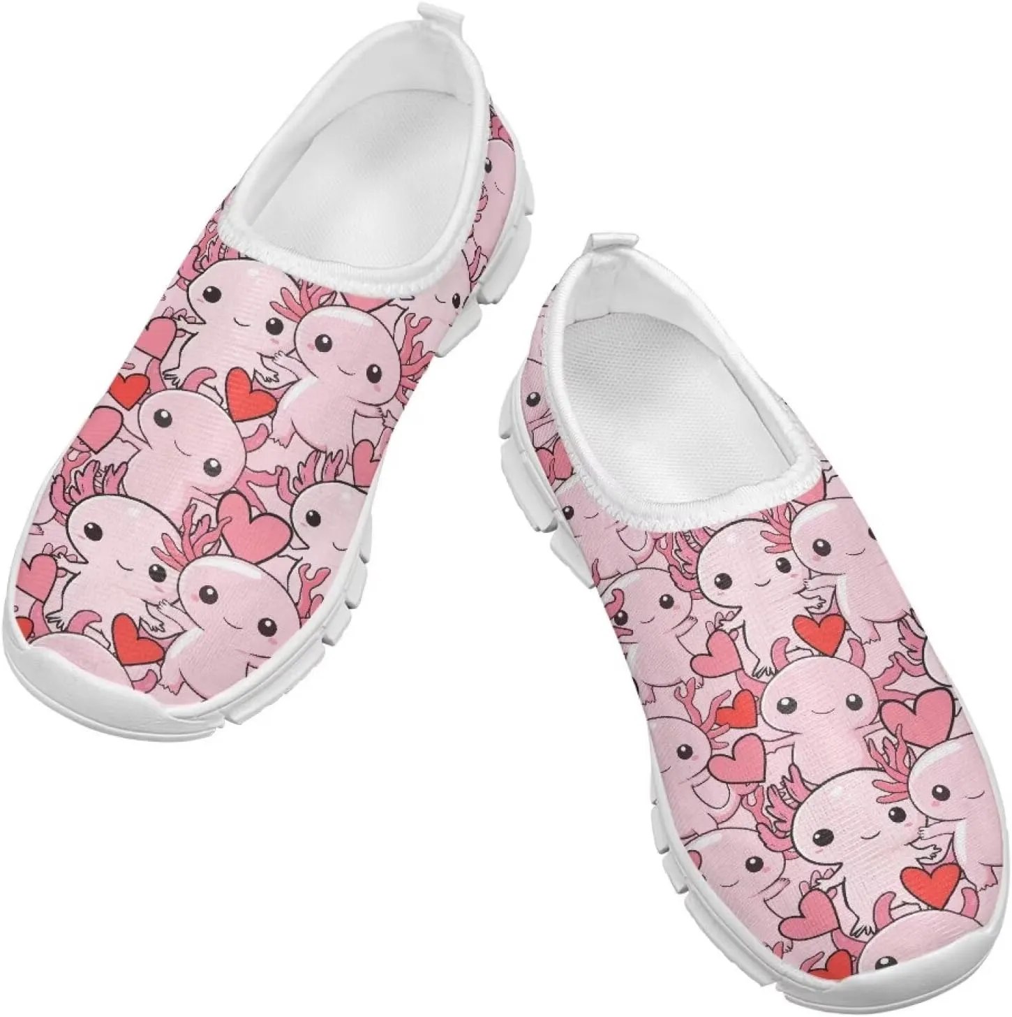 Cute Shoes for Girls Animal Themed Slip On Shoes Kids Wide Sneakers
