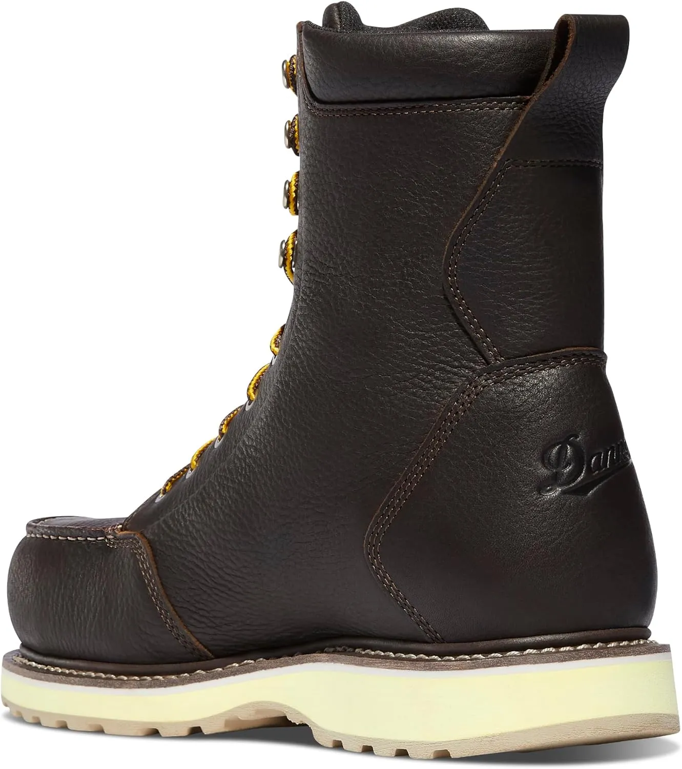 Danner Cedar River 8” Waterproof Work Boots for Men - Premium Leather with Breathable Lining, Comfort Footbed & Non Slip Rubber Outsole, EH Resistant