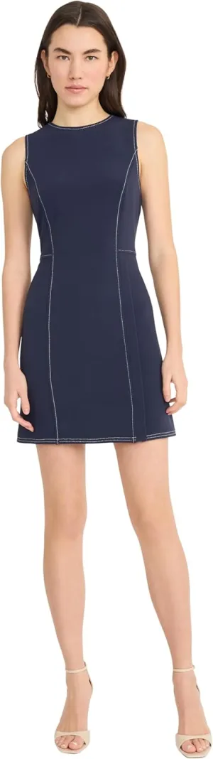 Donna Morgan Women's Sleeveless Mini with Princess Seaming-Special Occasion Cocktail Party Wedding Guest Dress