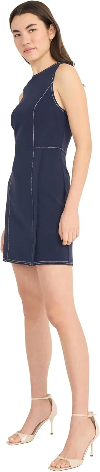 Donna Morgan Women's Sleeveless Mini with Princess Seaming-Special Occasion Cocktail Party Wedding Guest Dress