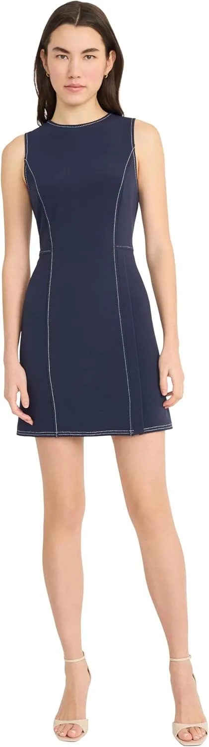 Donna Morgan Women's Sleeveless Mini with Princess Seaming-Special Occasion Cocktail Party Wedding Guest Dress