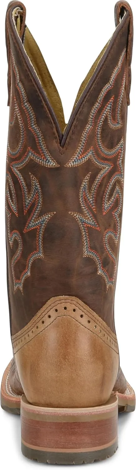 DOUBLE-H Men's 12" Harshaw Wide Square Toe Roper Boots