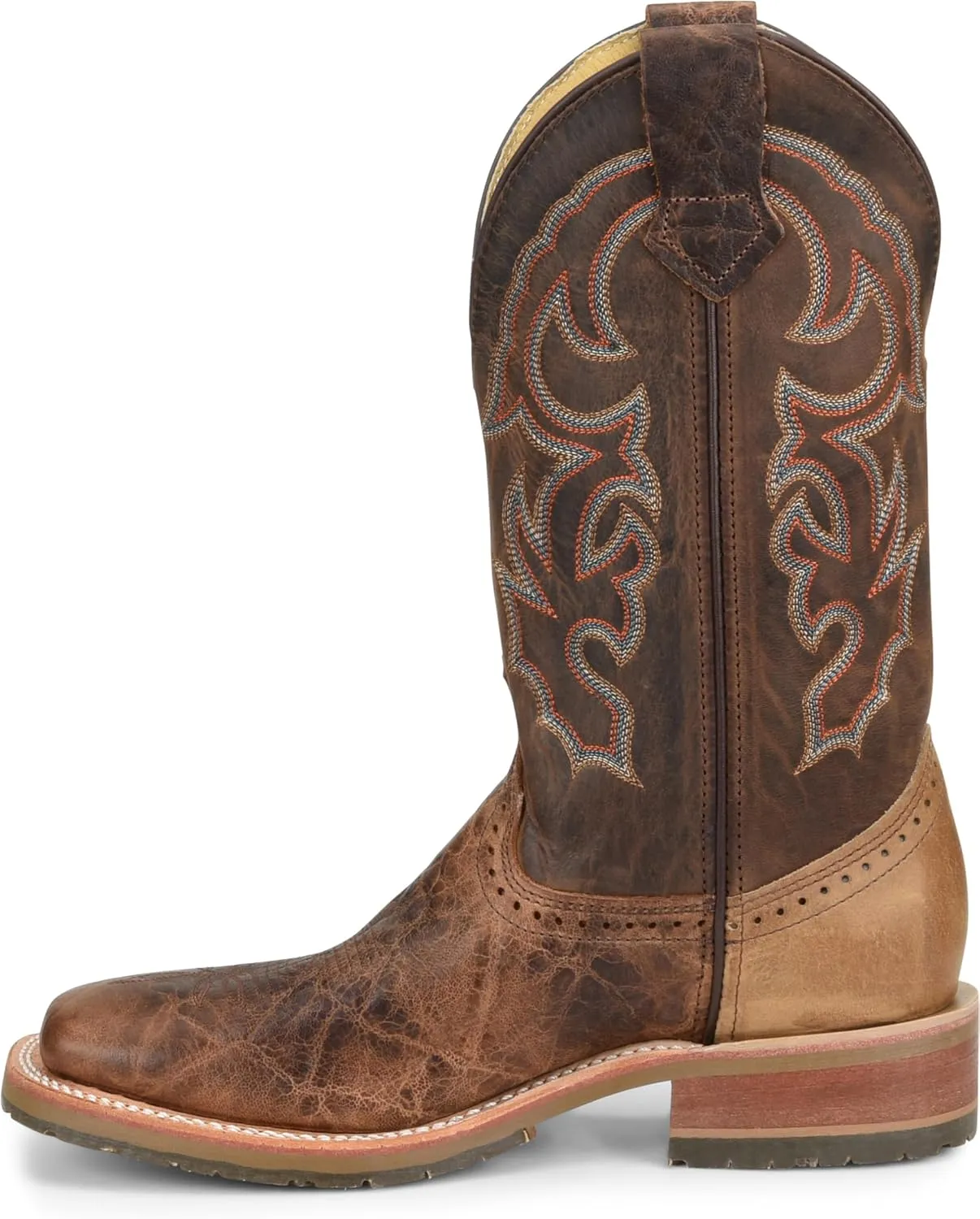 DOUBLE-H Men's 12" Harshaw Wide Square Toe Roper Boots