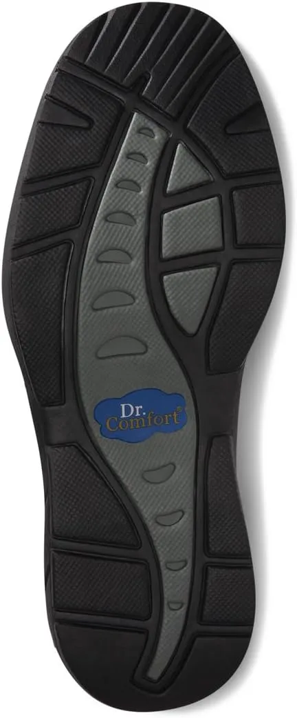 Dr. Comfort Men's Ranger Black Diabetic Hiking Boots