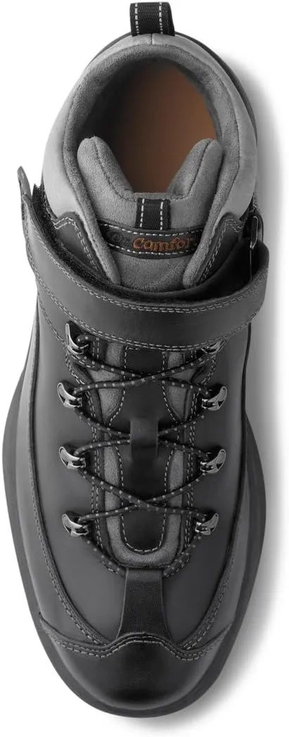 Dr. Comfort Men's Ranger Black Diabetic Hiking Boots