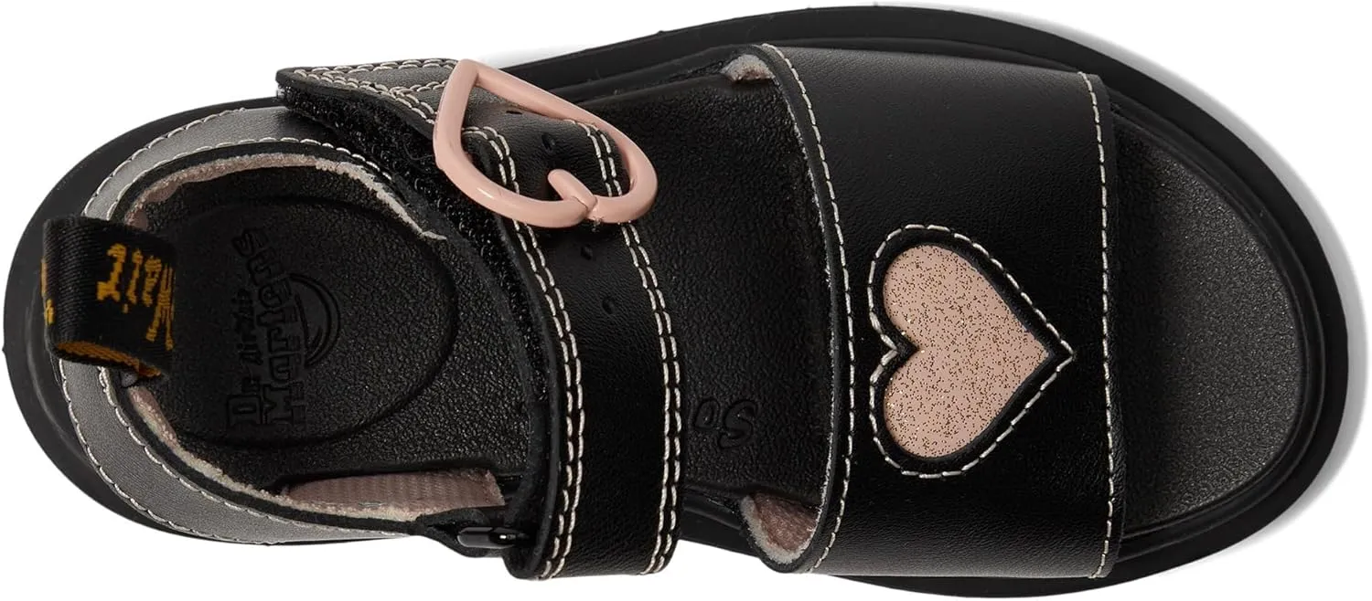 Dr. Martens Girl's Marlowe Hearts (Little Big Kid) Sandal