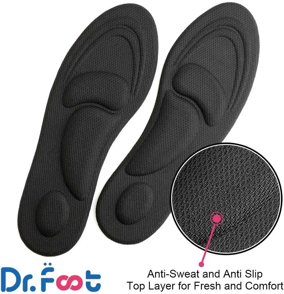 Dr.Foot's Sports and Diabetic Anti Sweat Foam Comfort Insoles
