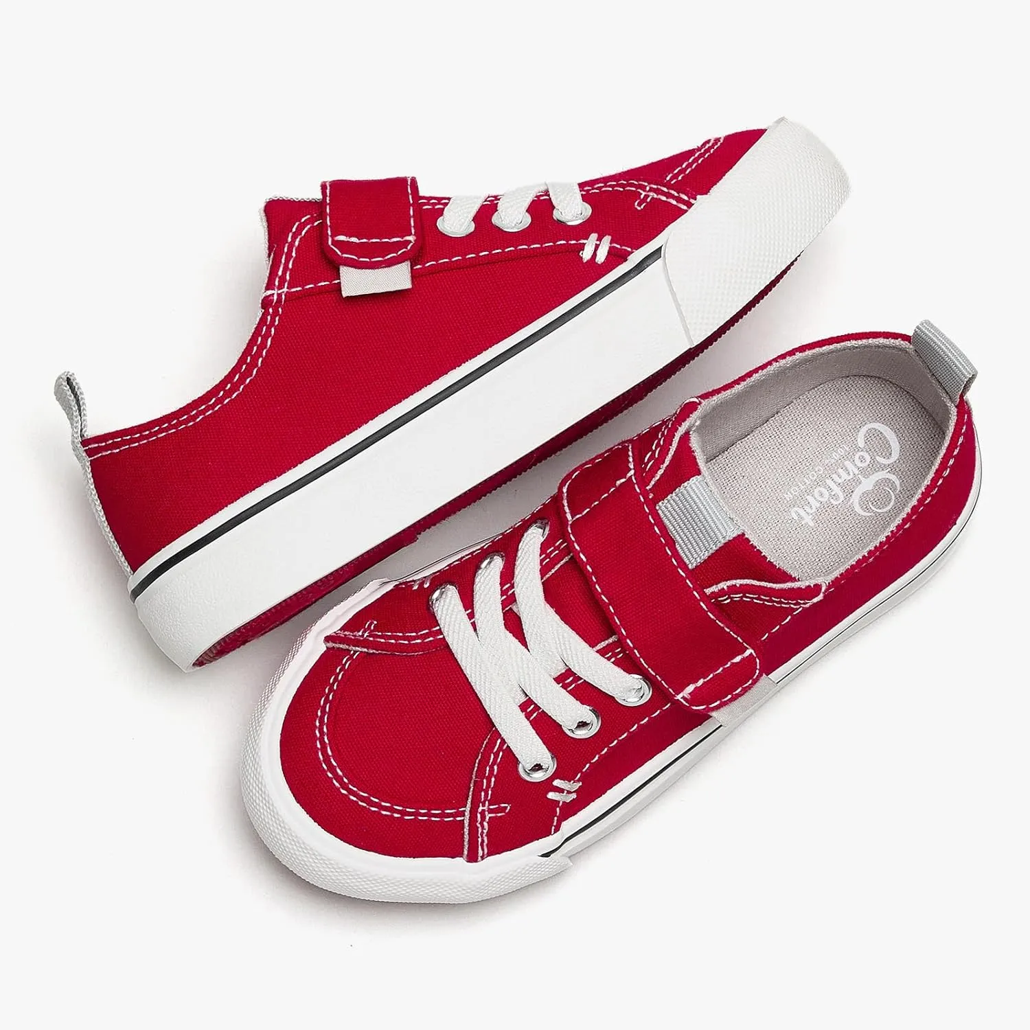 EasyStar Girls Boys Comfort Hook and Loop Closure Shoes Sneakers