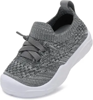 FEETCITY Toddler Sneakers Toddler Walking Shoes Boys Girls Toddler Tennis Shoes Lightweight Brethable Kids Slip On Shoes