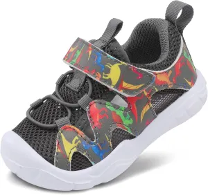 FEETCITY Wide Toddler Shoes Slip on Sneakers Boys Girls Toddler Tennis Shoes Sports Shoes Walking Shoes