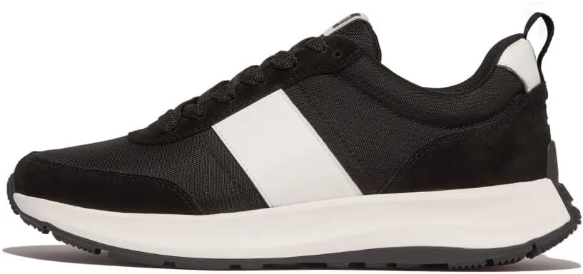 FitFlop F-Mode Flow Mens Fabric/Suede/Leather Sneakers