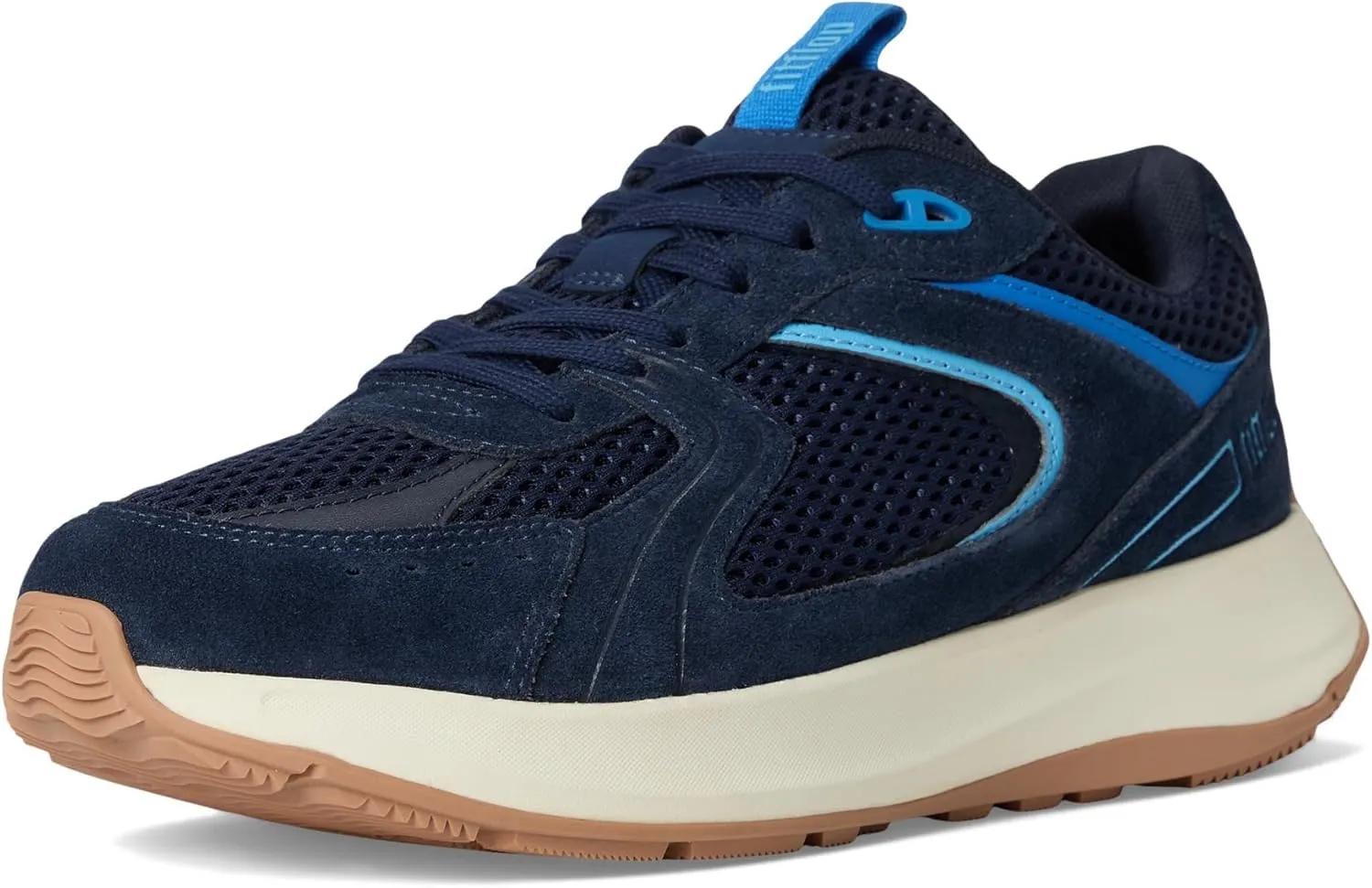 FitFlop Women's F-Mode Flow Suede/Mesh/Leather Flatform Sneakers