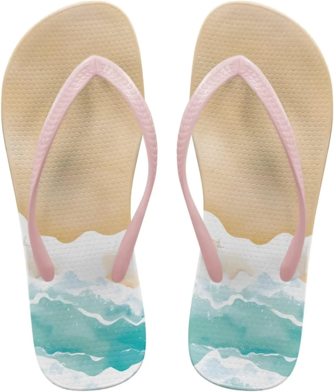 Flip Flops For Women Non-Slip Bathroom Shower Shoes Cushion foam Indoor and Outdoor Sandals Summer Beach Shoes