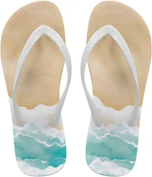 Flip Flops For Women Non-Slip Bathroom Shower Shoes Cushion foam Indoor and Outdoor Sandals Summer Beach Shoes