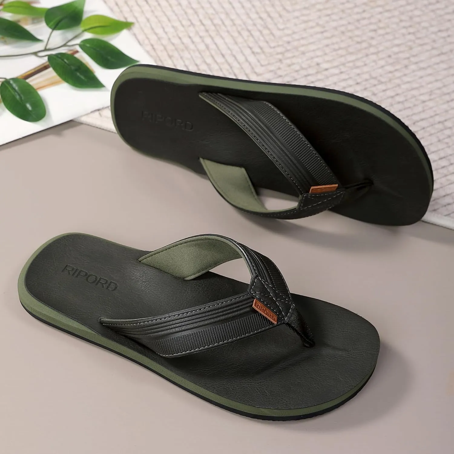 Flip Flops Thong Sandals Comfortable Casual Slides for Men Indoor Outdoor Summer