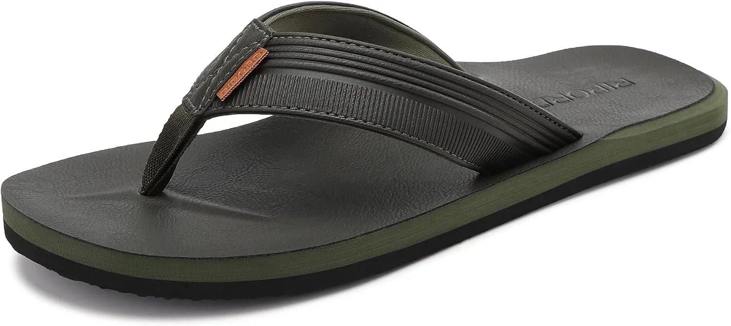 Flip Flops Thong Sandals Comfortable Casual Slides for Men Indoor Outdoor Summer
