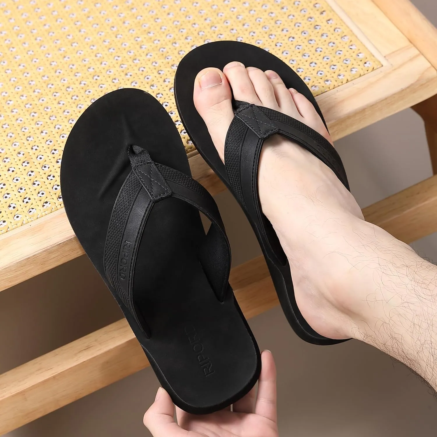 Flip Flops Thong Sandals Comfortable Casual Slides for Men Indoor Outdoor Summer