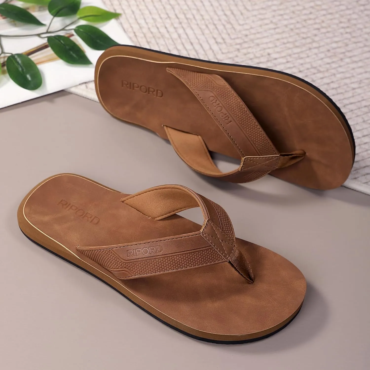 Flip Flops Thong Sandals Comfortable Casual Slides for Men Indoor Outdoor Summer