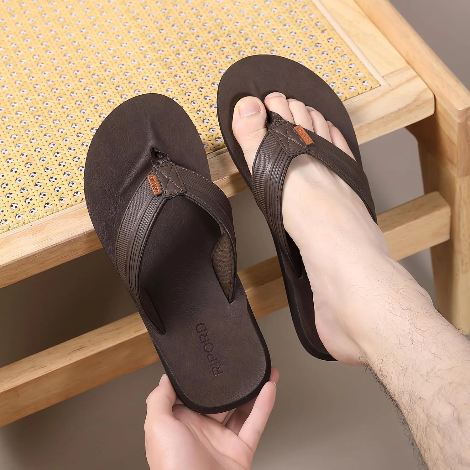 Flip Flops Thong Sandals Comfortable Casual Slides for Men Indoor Outdoor Summer