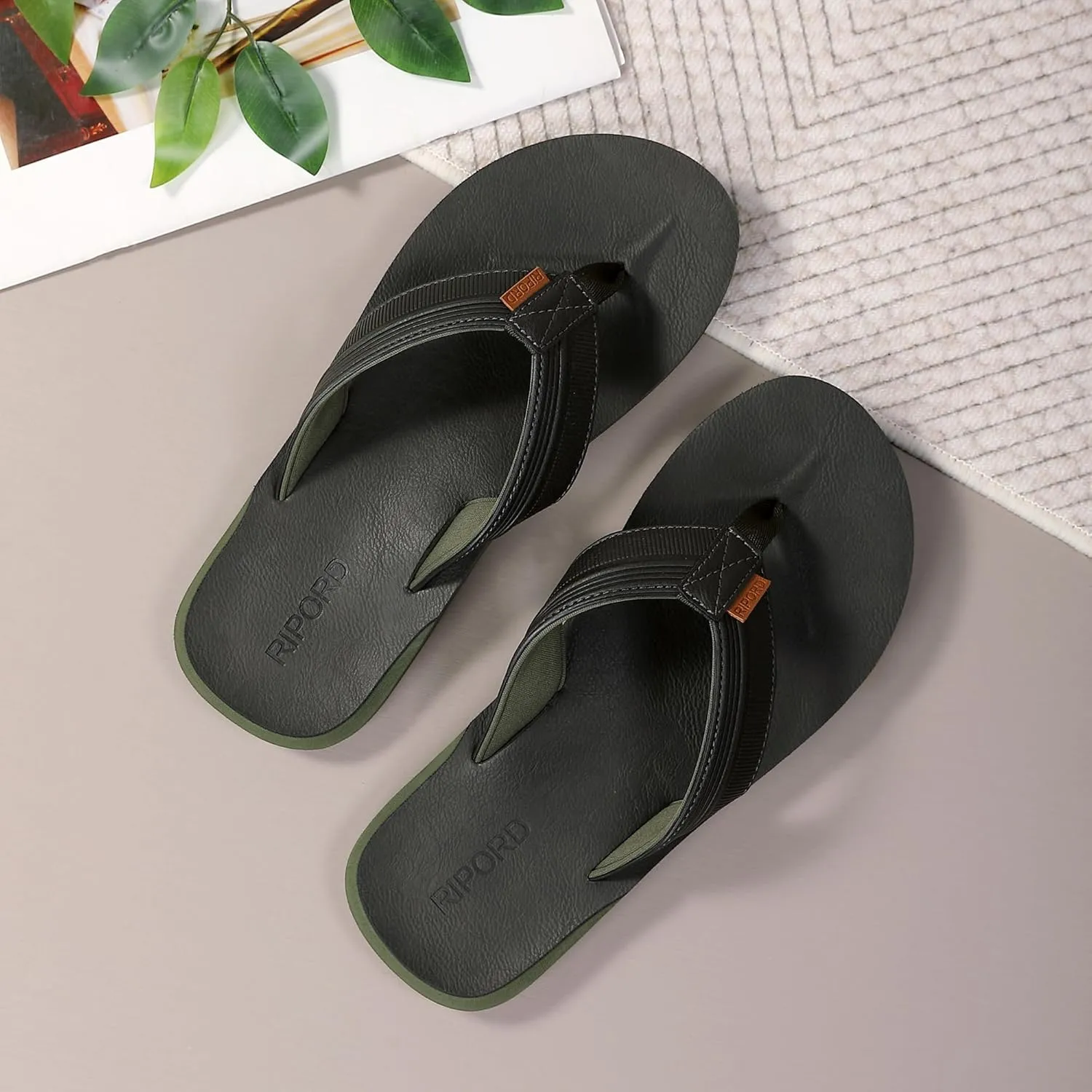Flip Flops Thong Sandals Comfortable Casual Slides for Men Indoor Outdoor Summer