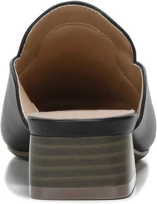 FOWT Comfort Walking Flat Loafers for Women Casual Fashion Round Toe Low Chunky Heels Wide Width Slippers Driver Driving Styles Flats Shoes Size 4-16 US