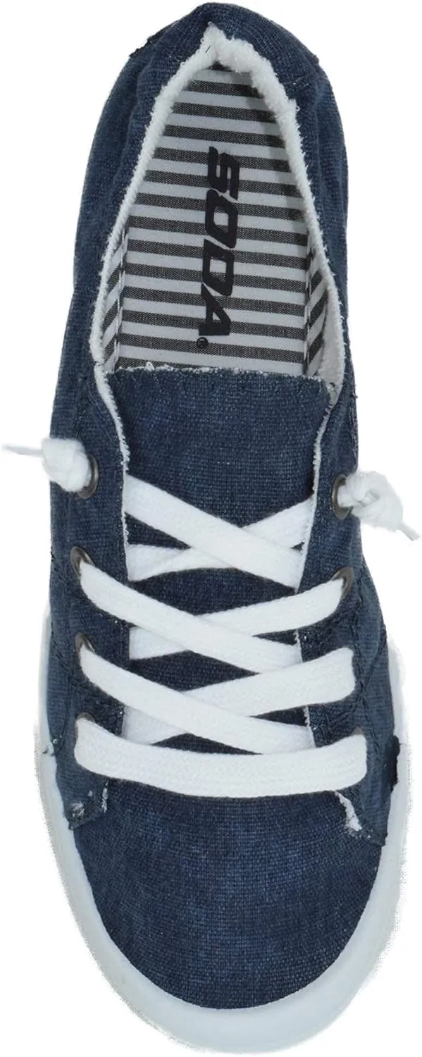 FZ-Comfort-01 Women's Cute Comfort Slip On Flat Heel Round Toe Sneaker Shoes