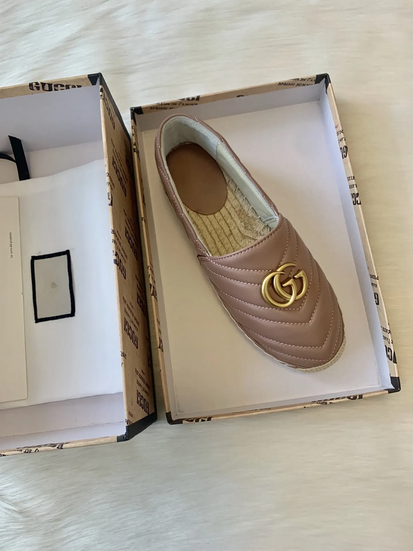 gg dark espadrilles Gucci calfskin pink VR-enabled powder Compact
