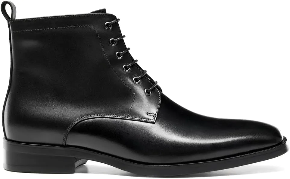 GIFENNSE Mens Chukka Boots Mens Dress Boots Oxford Leather Boots Famal Chelsea Boots for Men