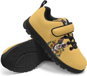 Girls Boys Dog Running Sneakers Lightweight Hiking Tennis Fitness Training Shoes for Little Kid