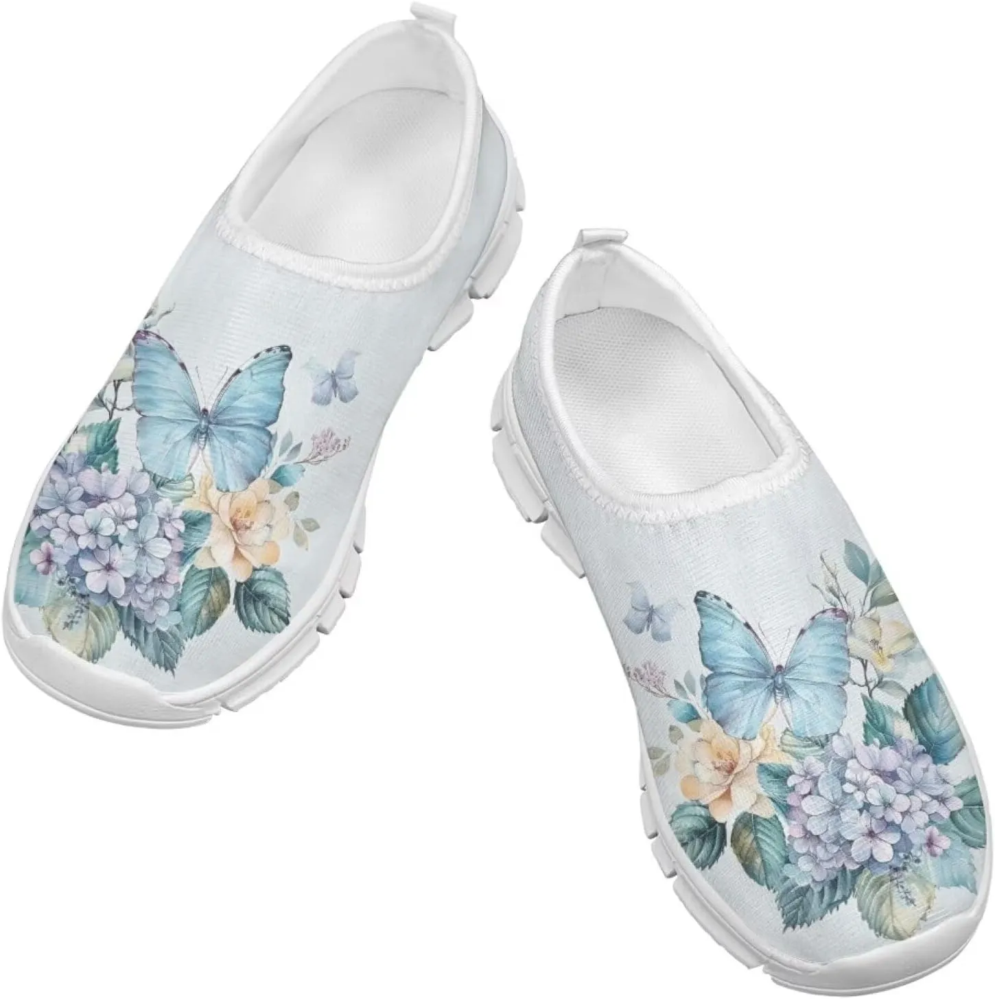 Girls Tennis Shoes Cute Shoes for Girls Slip On Sneakers Active Mesh Shoes