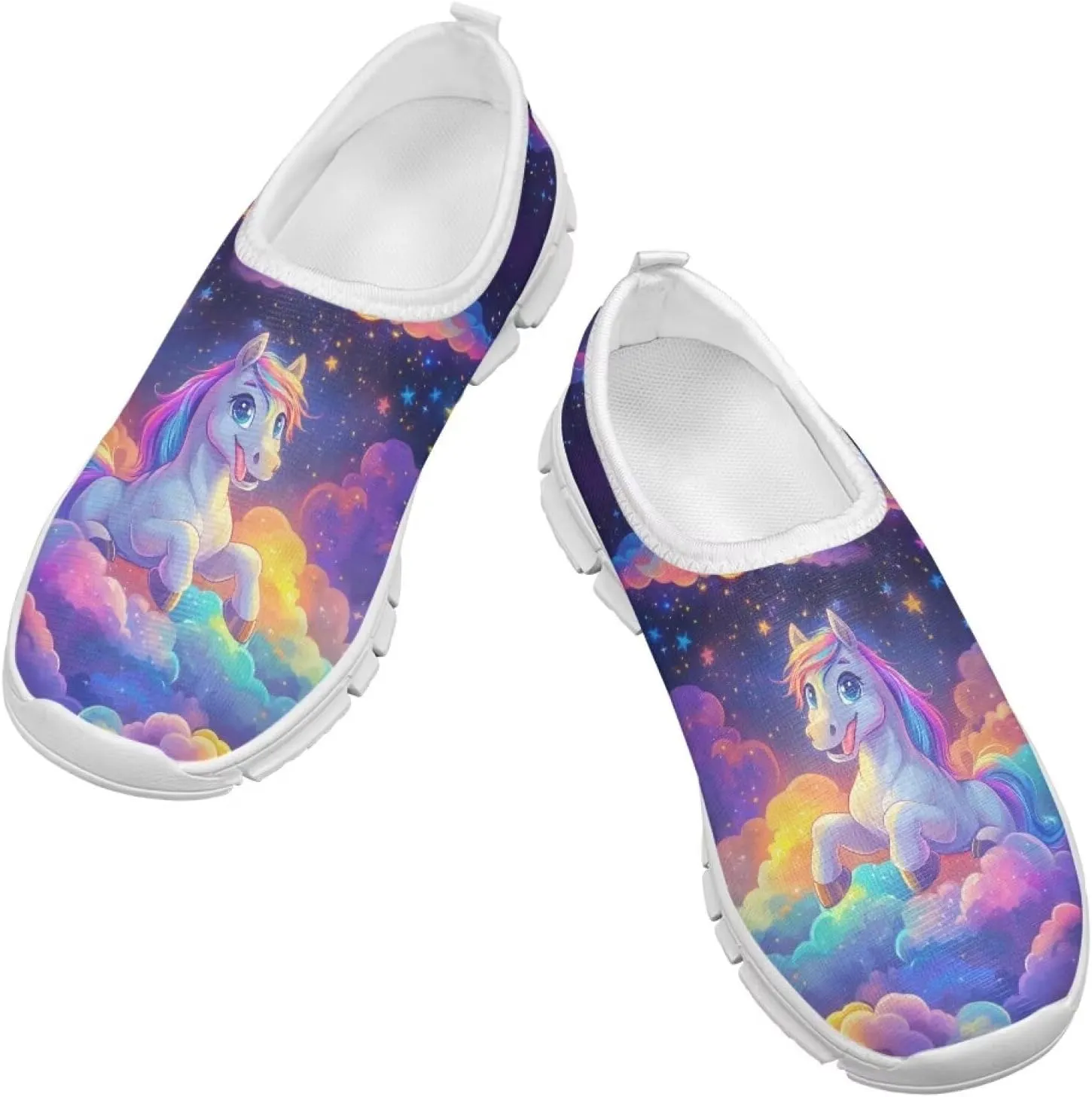 Girls Tennis Shoes Novelty Animal Slip On Shoes for Girls Little Big Kid