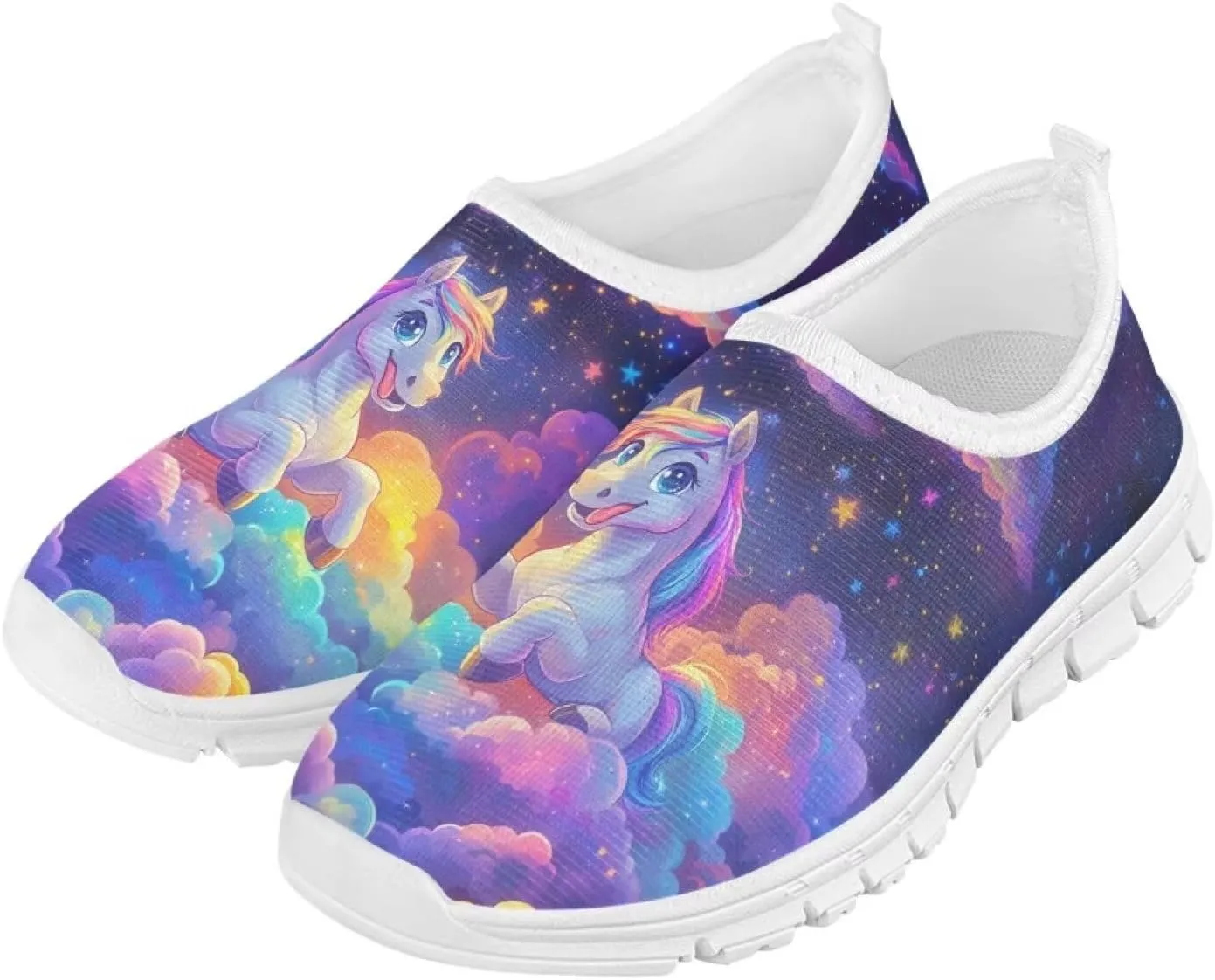 Girls Tennis Shoes Novelty Animal Slip On Shoes for Girls Little Big Kid