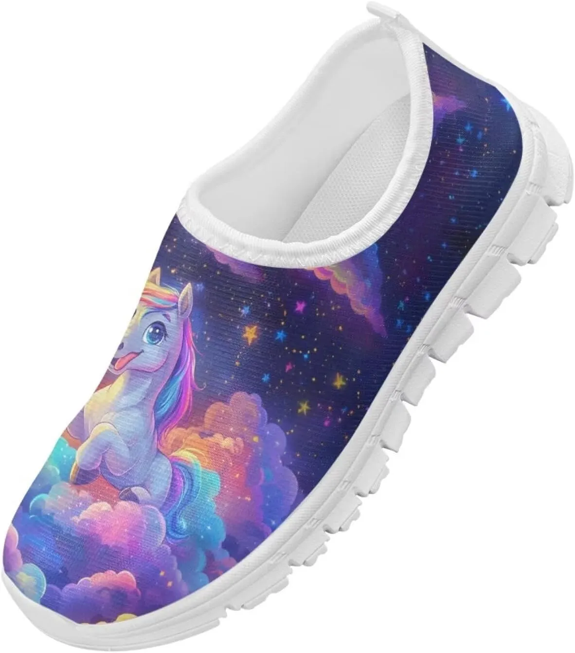 Girls Tennis Shoes Novelty Animal Slip On Shoes for Girls Little Big Kid