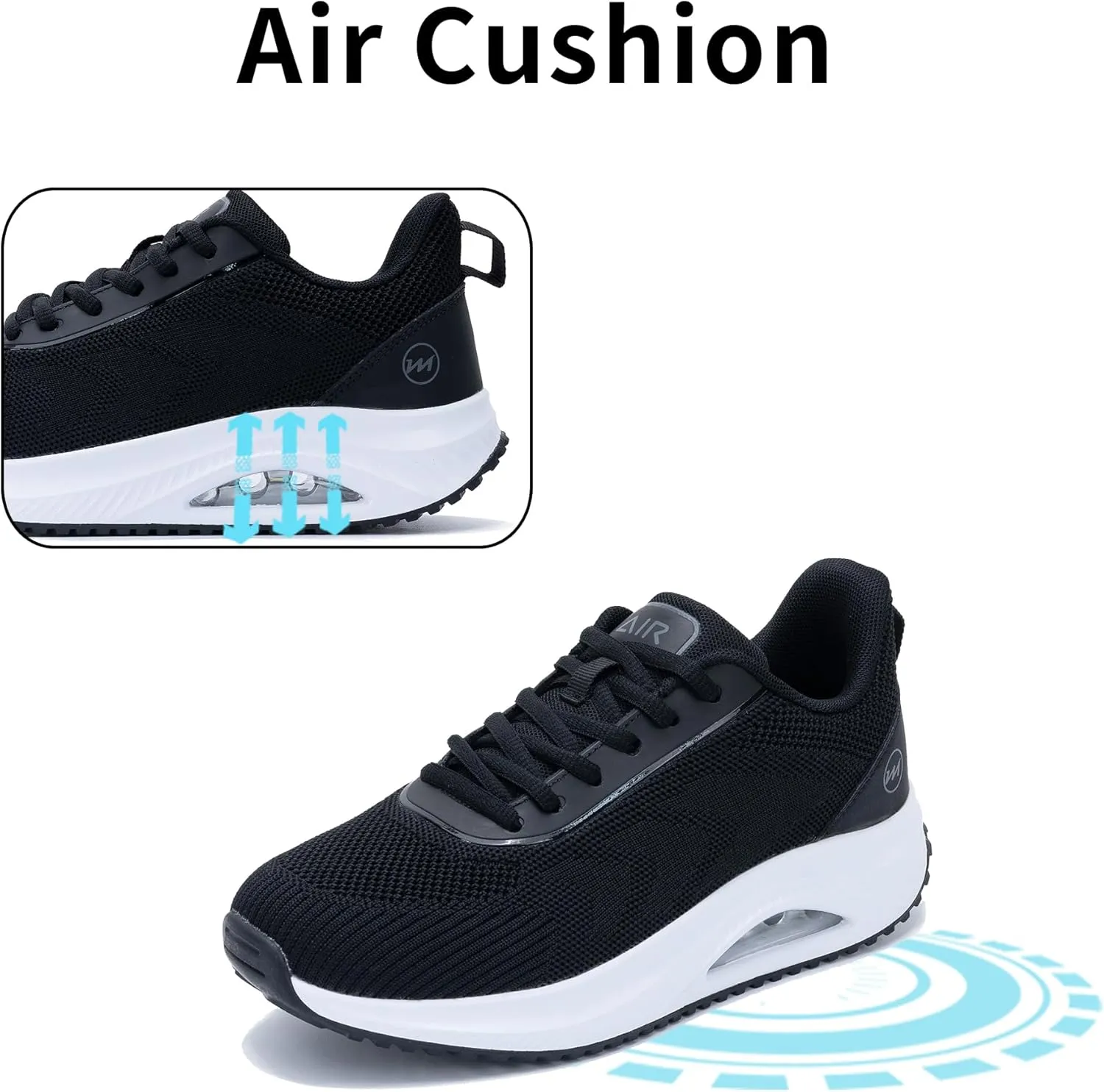 Gyeice Women's Air Arch Support Walking Shoes Tennis Fashion Sneakers Comfortable Orthotic Shoes for Plantar Fasciitis US 5.5-11