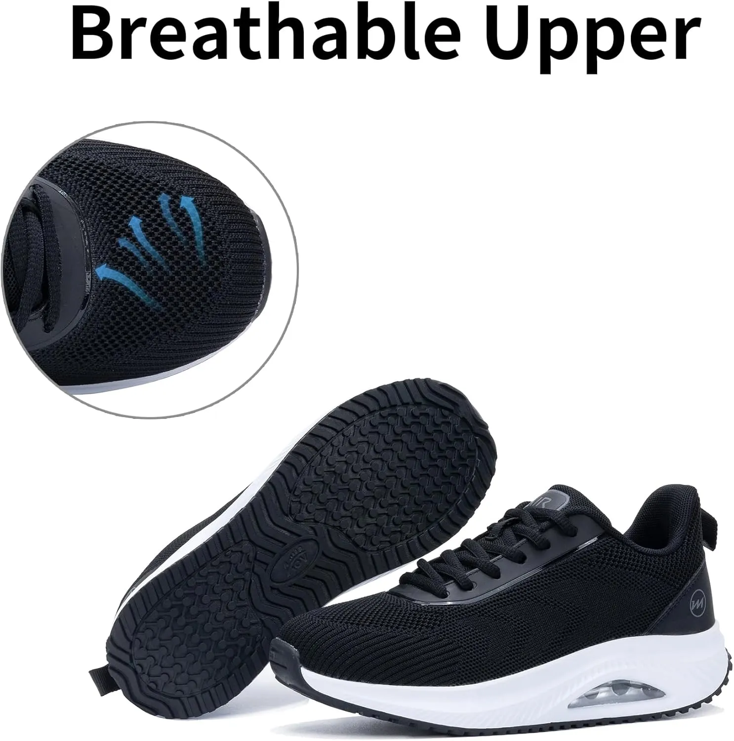 Gyeice Women's Air Arch Support Walking Shoes Tennis Fashion Sneakers Comfortable Orthotic Shoes for Plantar Fasciitis US 5.5-11