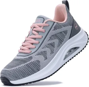 Gyeice Women's Air Arch Support Walking Shoes Tennis Fashion Sneakers Comfortable Orthotic Shoes for Plantar Fasciitis US 5.5-11