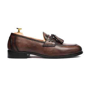 Handmade Custom Calf Leather Mens Loafers