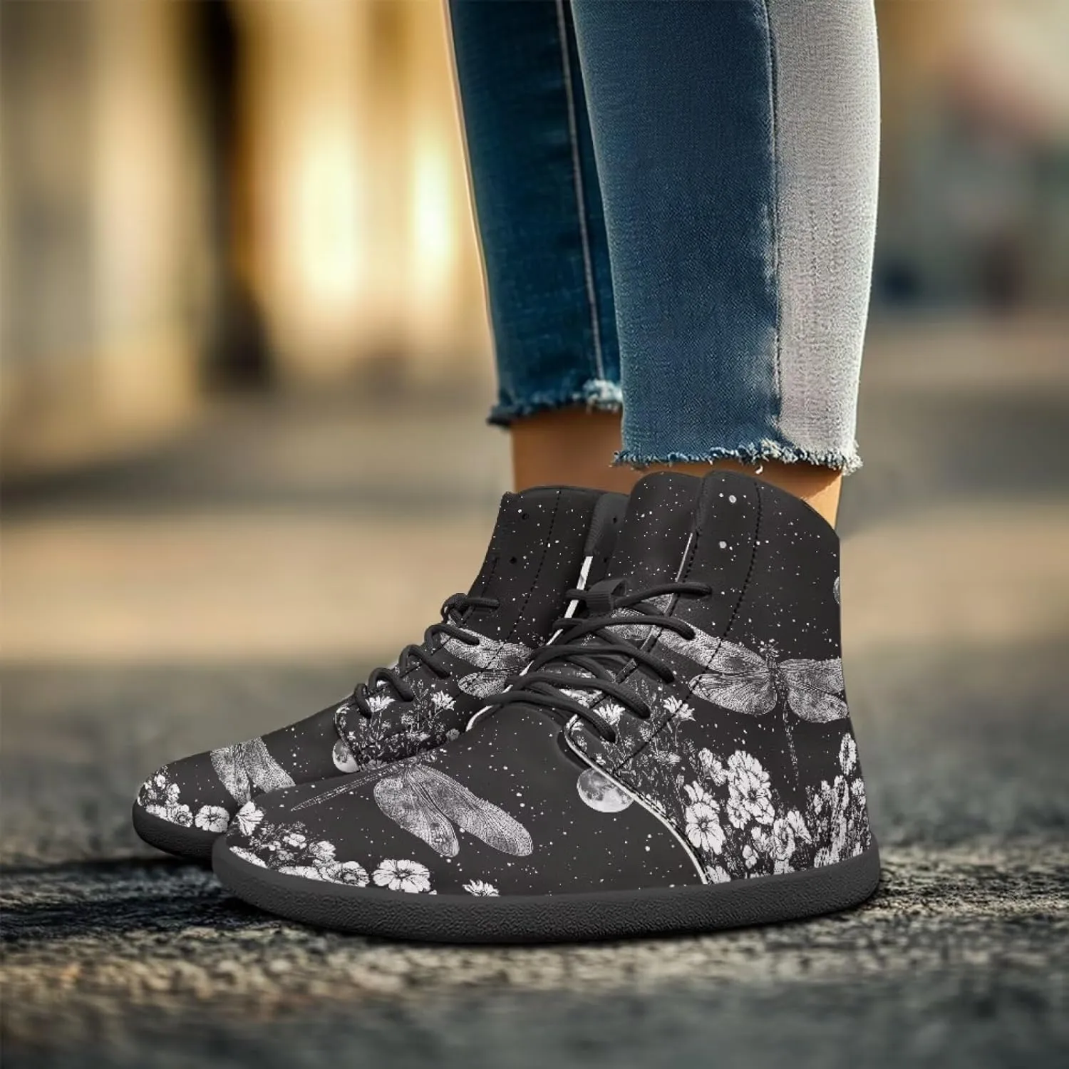 High Top Walking Barefoot Shoes for Men Women Running Sneakers Driving Loafers Work Training Shoes