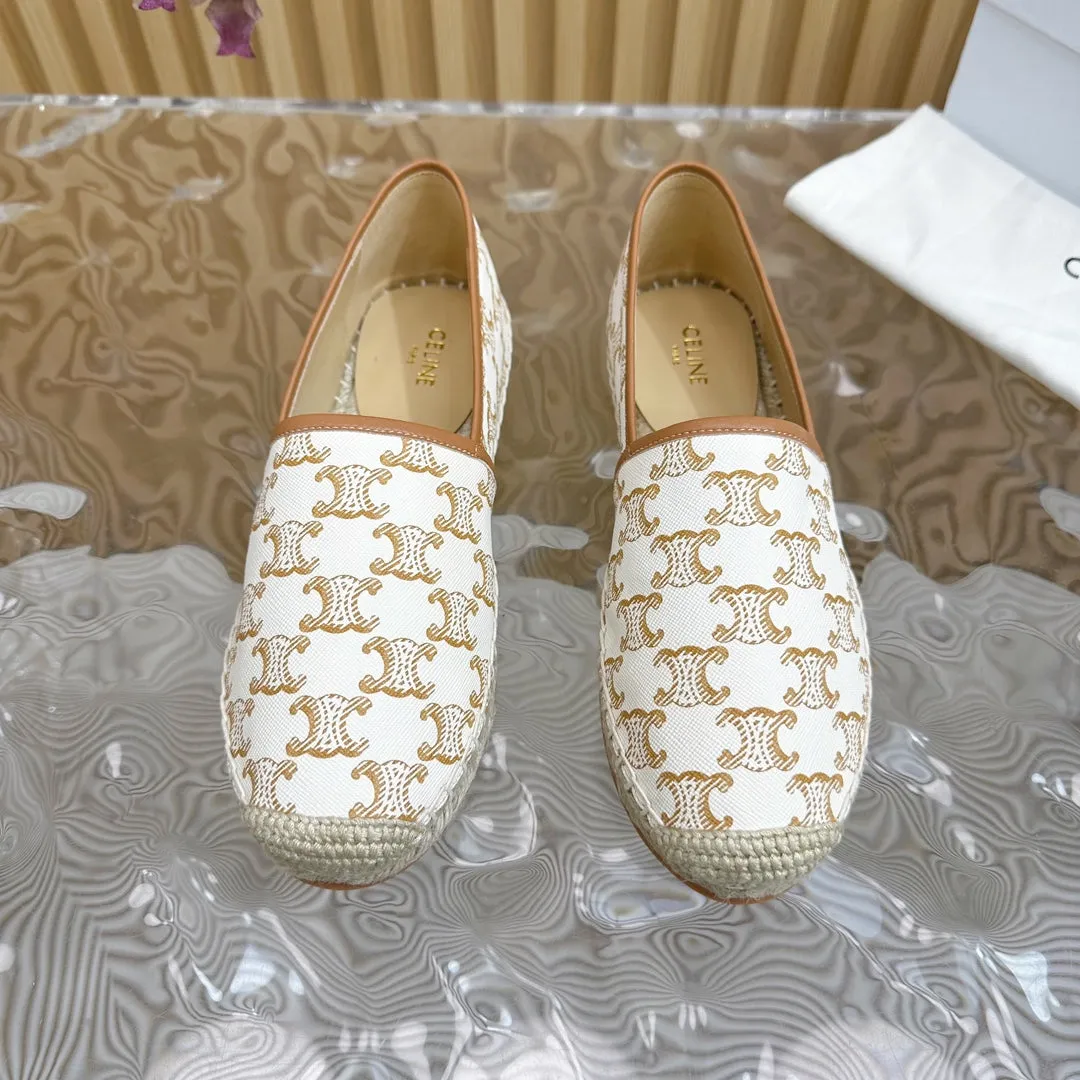 HIGHEST VERSION Celine CREAM FISHERMAN SHOES Oversized savings WHITE Product diversity